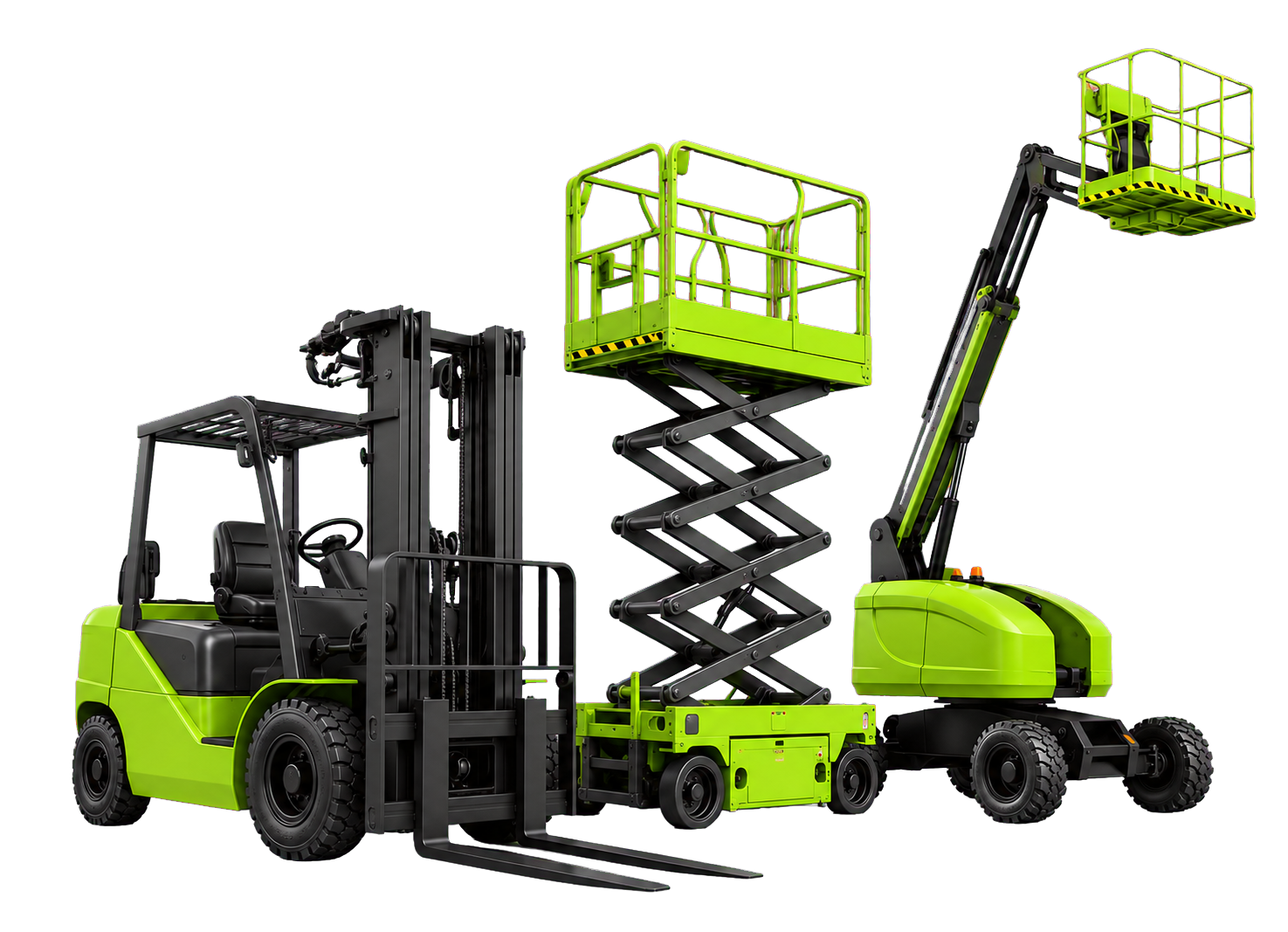 Three-dimensional LiftMarket forklift, scissor lift and boom lift rental equipment