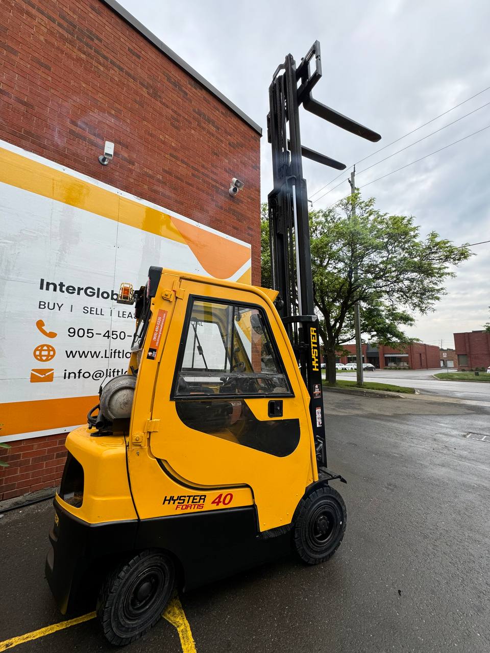 2018 Hyster H40FTS 4,000 lbs LPG Forklift