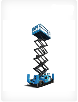 33 Feet x 69 Inch SINOBoom 3369RD Rough Terrain Scissor Lift Rental
