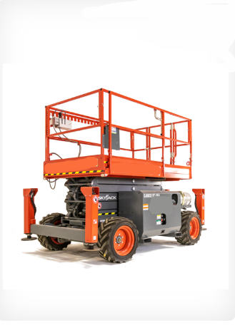 32 Foot x 68 Inch Skyjack SJ6832 Outdoor Rough Terrain Scissor Lift Rental