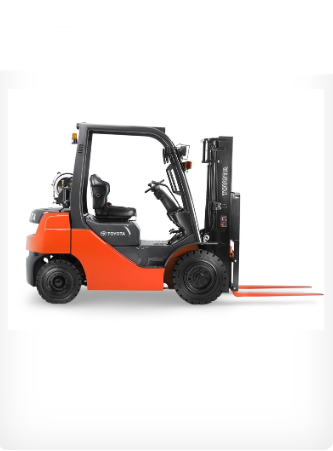 Toyota 8FGU25 4500 lb Pneumatic Forklift Rental